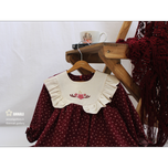 پیراهن دونه رنگ زرشکی