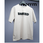 تیشرت وارداتی باکسی طرح BNRIED کرم