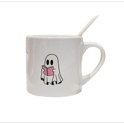 فنجان طرح روح کتاب خوان