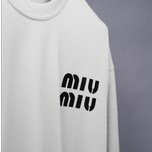تیشرت وارداتی باکسی طرح miu miu طوسی