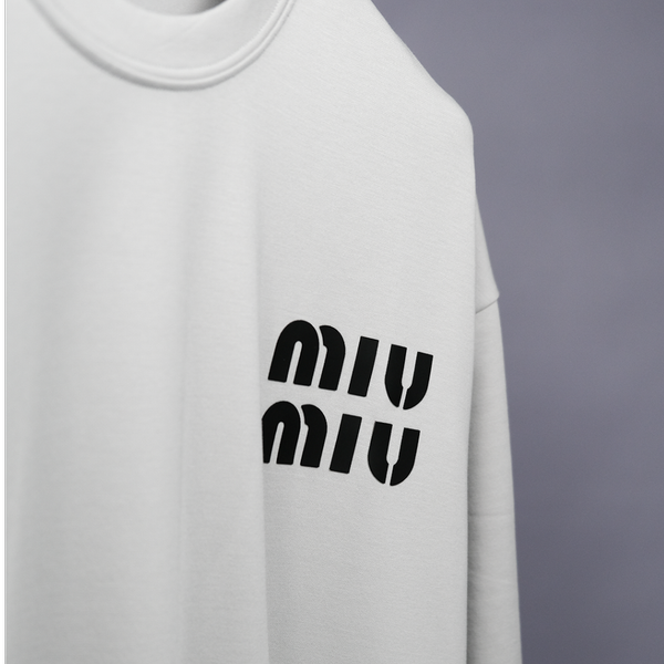تیشرت وارداتی باکسی طرح miu miu طوسی
