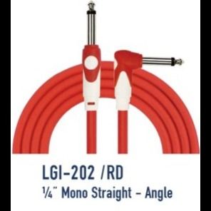 KIRLIN CABLE LGI-202/10M (1/4 MONO STRAGHT-ANGLE)