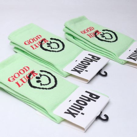 جوراب طرح GOOD LUCK کد 211014