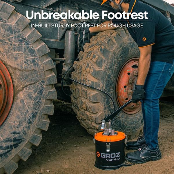 گریس پمپ سطلی دستی صنعتی گروز  مدل VGP/HD/6A