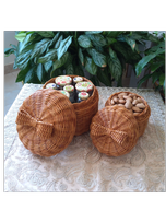 باکس پاپیوندار بزرگ حصیری استودیو راح