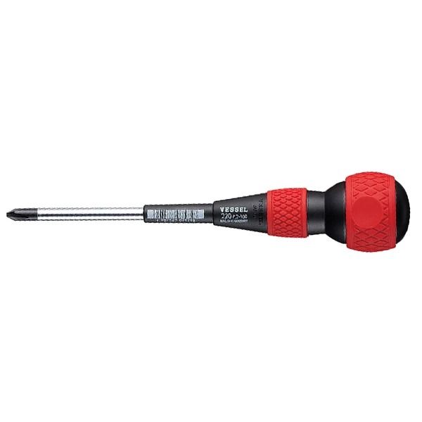 پیچ گوشتی چهارسو وسل مدل ballgrip220 سایز PH2x100