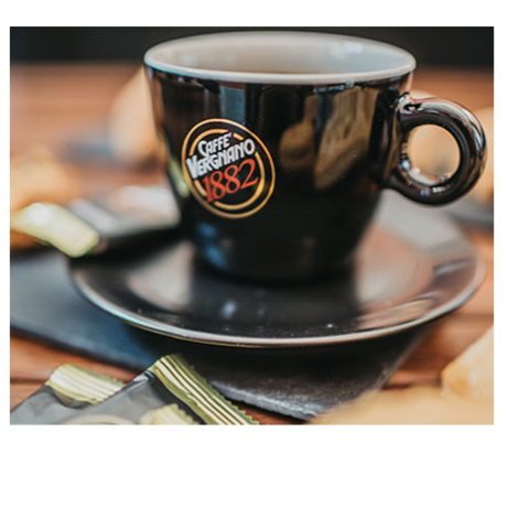 فنجان کاپوچینو ورگنانو Vergnano | ست کامل 6 عددی به همراه پیش‌دستی اورجینال