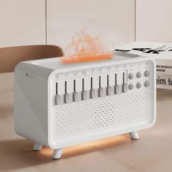 دستگاه بخور سرد و آروماتراپی صدای طبیعت (Retro Flame Diffuser & Speaker)