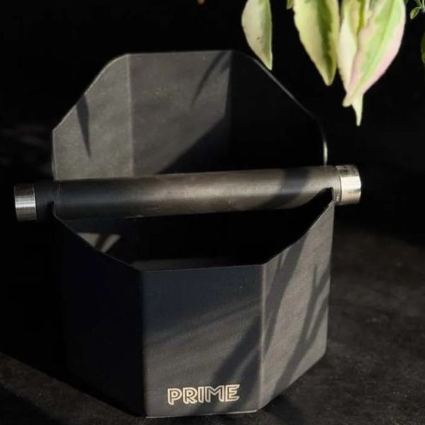 ناک باکس قهوه رومیزی پرایم PRIME – جعبه تفاله قهوه فلزی با میله ضربه‌گیر باریستا