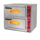 فر پیتزا صندوقی برقی اس جی اس SGS مدل 6292DE دو طبقه | فر پیتزا صنعتی 12 بشقاب 30 سانتی