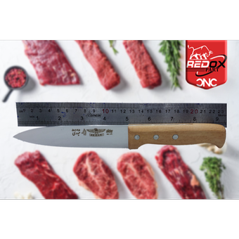 چاقو (کارد آشپزخانه)  حیدری - اصل زنجان - بره ای دسته چوبی -  تیغه فولاد آلمان