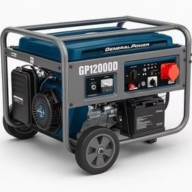 موتور برق بنزینی جنرال پاور 8.5 کیلووات مدل GP12000D سه فاز تک فاز