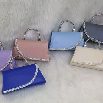 کیف مجلسی چرم رنگی زنانه و دخترانه کد 329-0517