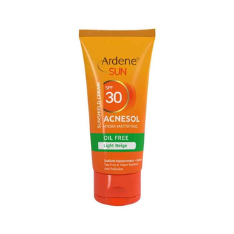کرم ضد آفتاب فاقد چربی آردن مدل Acnesol SPF50 وزن 50 گرم - بژ هلویی