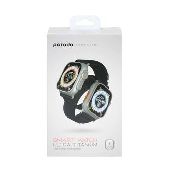 ساعت هوشمند PORODO ULTRA TITANIUM مدل PD-SWULTI-BK - مشکی (تعمیری)