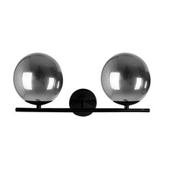 لوستر دیواری مولکولی دو شعله مدرن و مینی‌مال