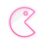 چراغ نئونی دیواری آرن تیم طرح پکمن کد 1