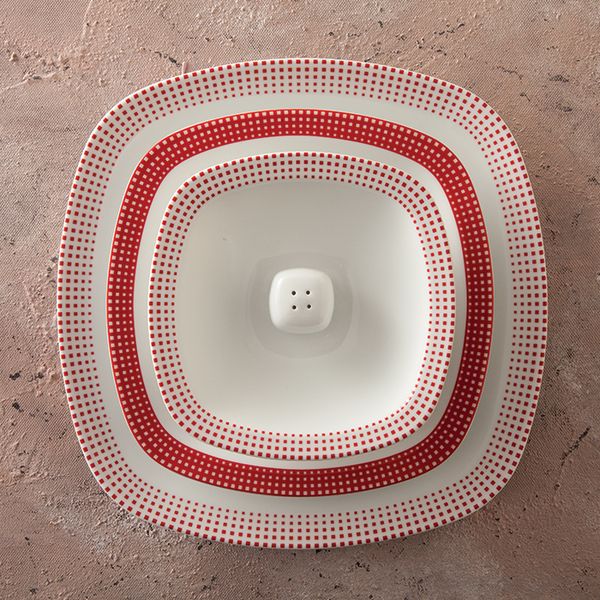 سرویس غذاخوری 27 پارچه 6 نفره چینی زرین ایران مدل Mon Belan