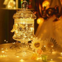 ریسه مفتولی 10 متری آفتابی – نورپردازی حرفهای با 100 الایدی