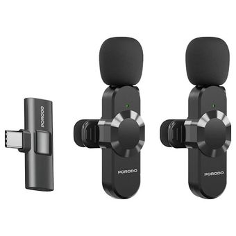 میکروفن بی سیم پرودو مدل LAMPHF3 با درگاه اتصال type-c