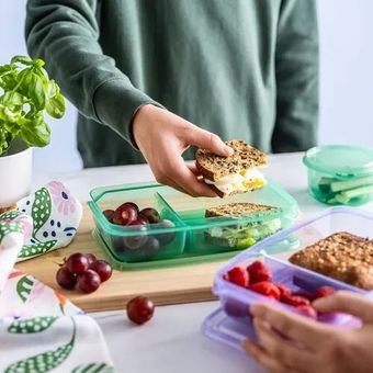 ظرف نگهدارنده غذای ایکیا سری PRUTA بسته 2 عددی