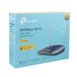 TP-LINK TD-W9960 300Mbps Wireless N VDSL/ADSL Modem Router-سرمه ای