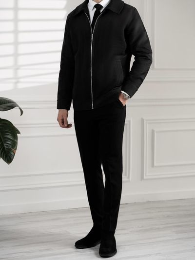 کاپـشن مشکی کدj173