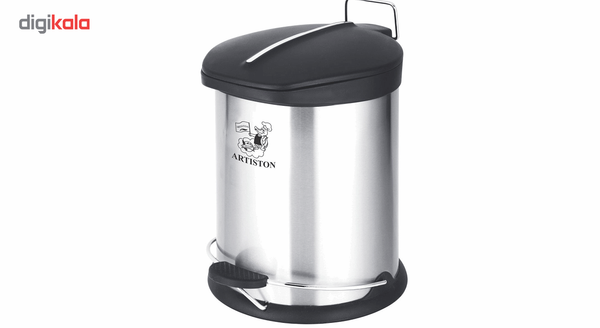 سطل زباله پدالی استیل آرتیستون صنعت کد 3005 گنجایش 5 لیتر