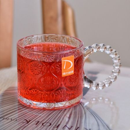 دسته مرواریدی طرح گل