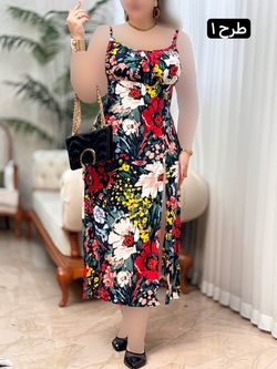 پیراهن نخی شیرین 3294