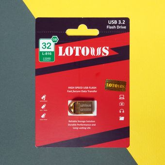 فلش مموری لوتوس مدل L816 ظرفیت 32 گیگابایت usb 3.1