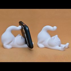 نگهدارنده موبایل گربه تنبل