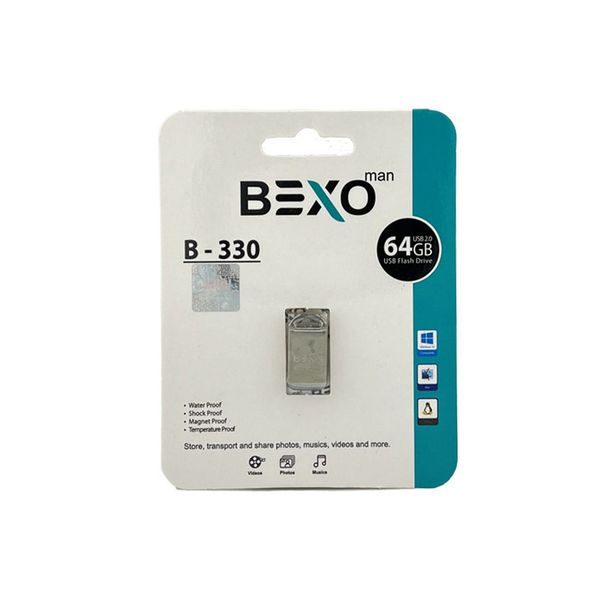 فلش مموری USB 2.0 بکسو مدل B-330 ظرفیت 64 گیگابایت