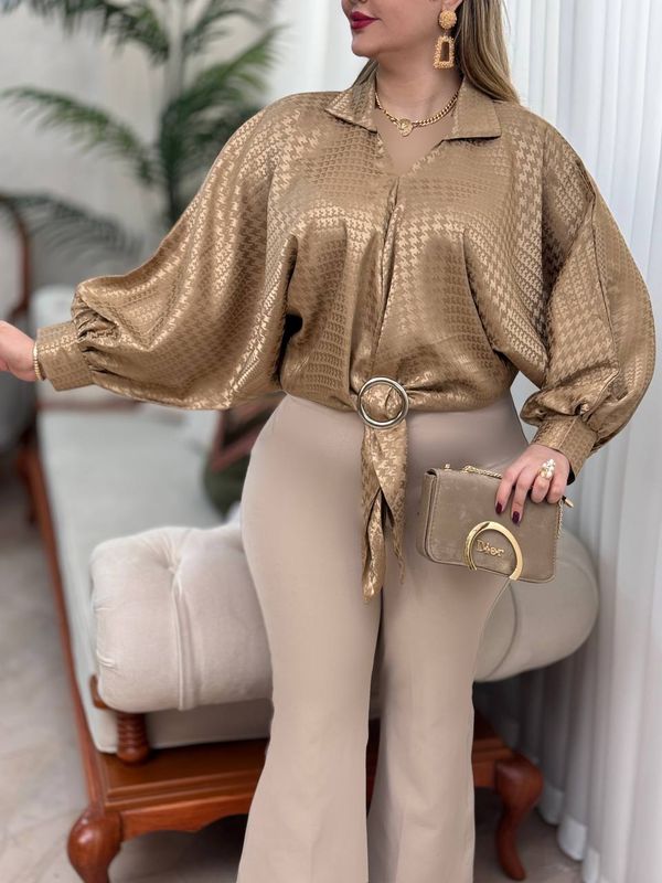 شومیز ساتن پارمیس 2887