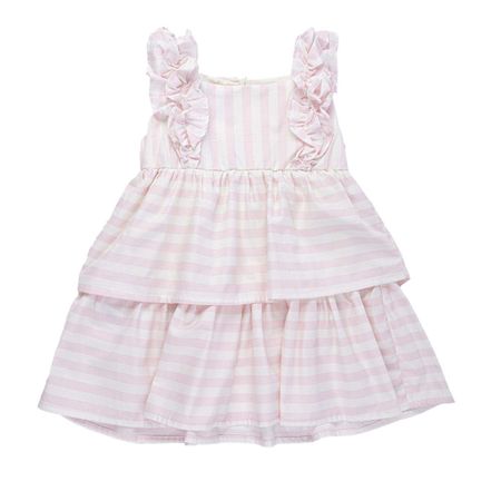 پیراهن آستین کوتاه یقه گرد دخترانه مدل MDSS-CH1799