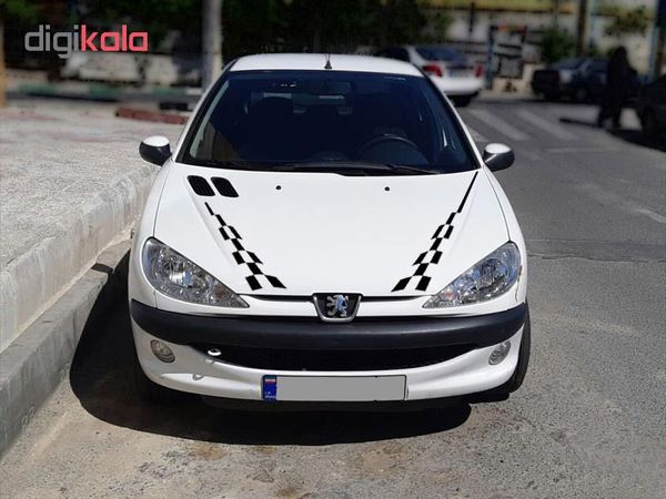 برچسب بدنه خودرو طرح WRC کد SL11340 مجموعه 6عددی