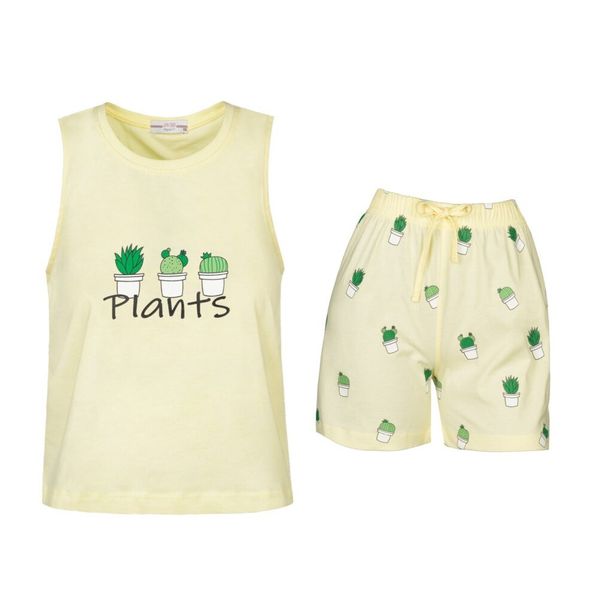 ست تاپ و شلوارک زنانه مدل SABA-3348-D2