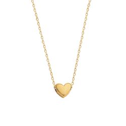 گردنبند طلا 18 عیار زنانه مریم اکرمی گلد گالری مدل قلب مارلین