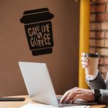 استیکر دیواری ناویا طرح coffee کد 03