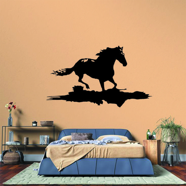 استیکر مدل چوبی طرح اسب کد S64