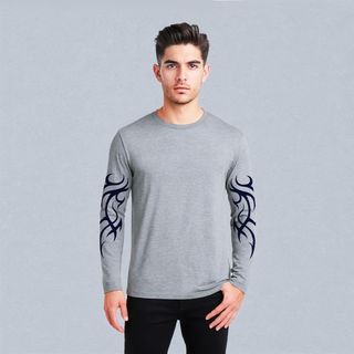 تی شرت آستین بلند مردانه مدل سَمبُل F359