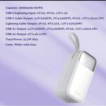 پاوربانک الدینیو مدل PQ50 ظرفیت 50000 میلی آمپر ساعت