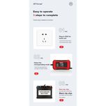 شارژر باتری تیانی مدل 120501Br دکمه لمسی گارانتی دار