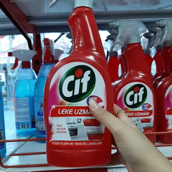 اسپری پاک کننده و لکه بر جیف (سیف) قرمز همه کاره 750ml cif
