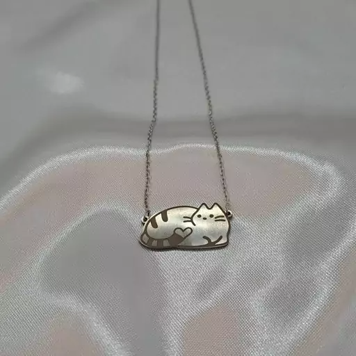 گردنبند گربه قلبی