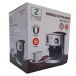اسپرسو ساز زیگما مدل RL-333، نیمه اتوماتیک با مصرف پودر قهوه، مناسب تهیه اسپرسو، کافه لاته، موکا و کاپوچینو، دار