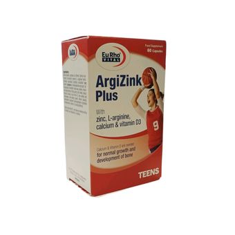 کپسول آرژی زینک پلاس یوروویتال - بسته 60 عددی