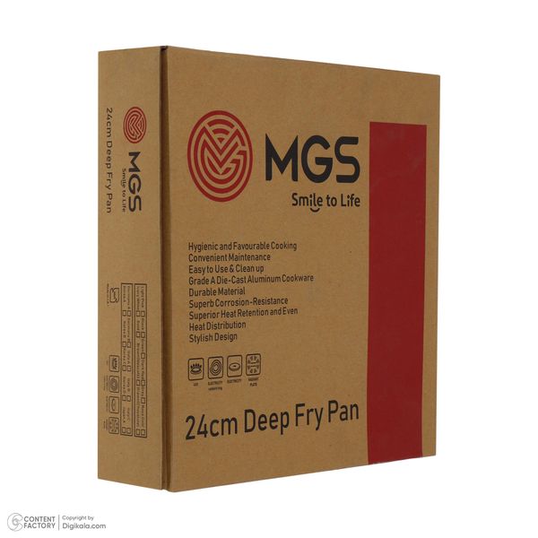 تابه ام جی اس مدل Deep Fry Pan سایز 24