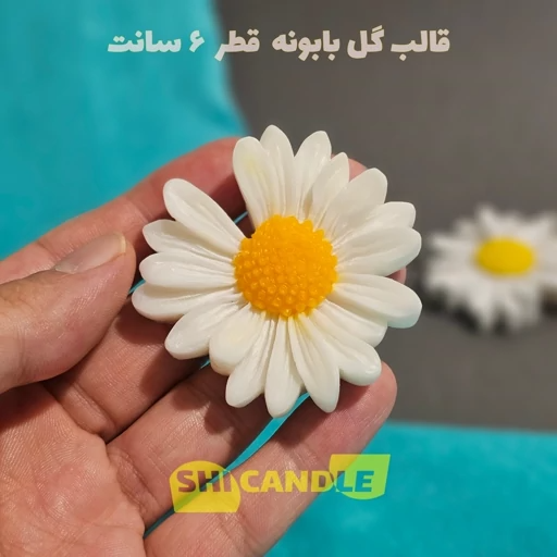 قالب سیلیکونی گل بابونه ژورنالی قطر 6 سانت