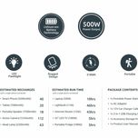 پاور استیشن 500 وات GIZZU